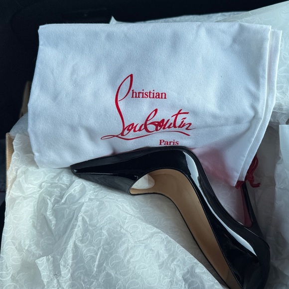 Christian Louboutin Shoes - Christian Louboutin Black Patent Pumps So Kate size 38